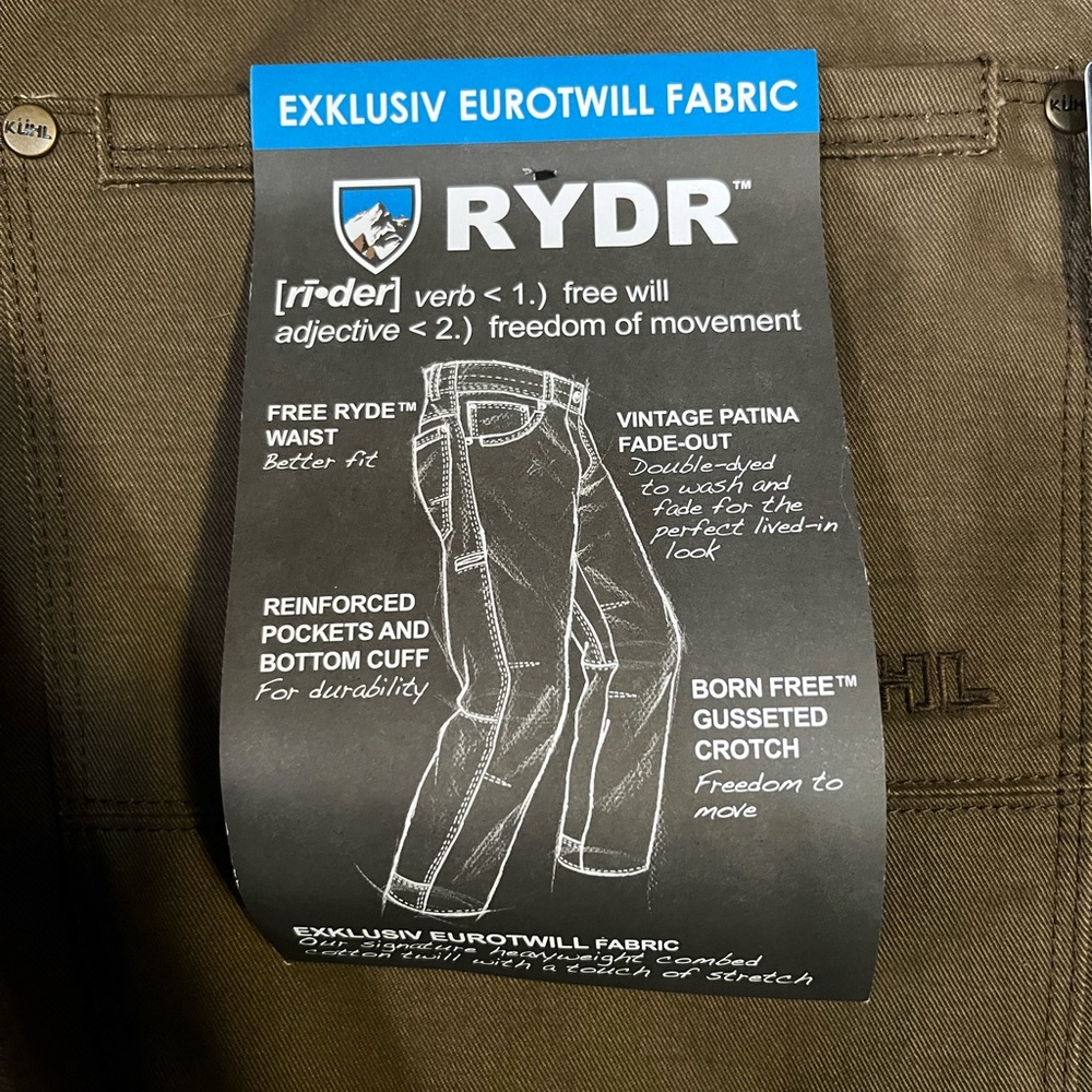 Men’s KUHL 35 x 32 Rydr Pant.